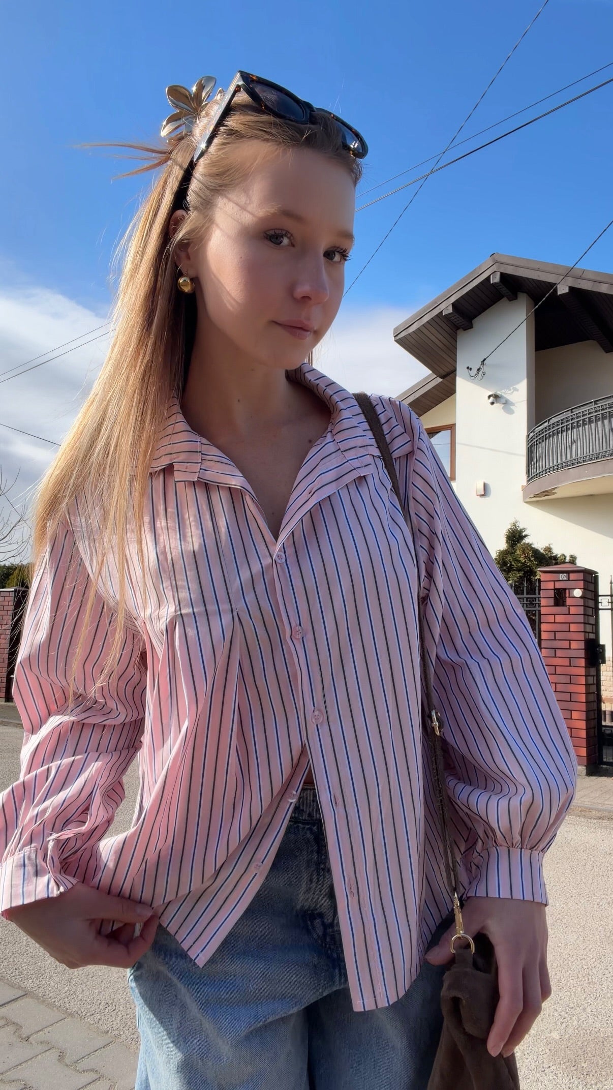 Classic Pink Stripe Shirt